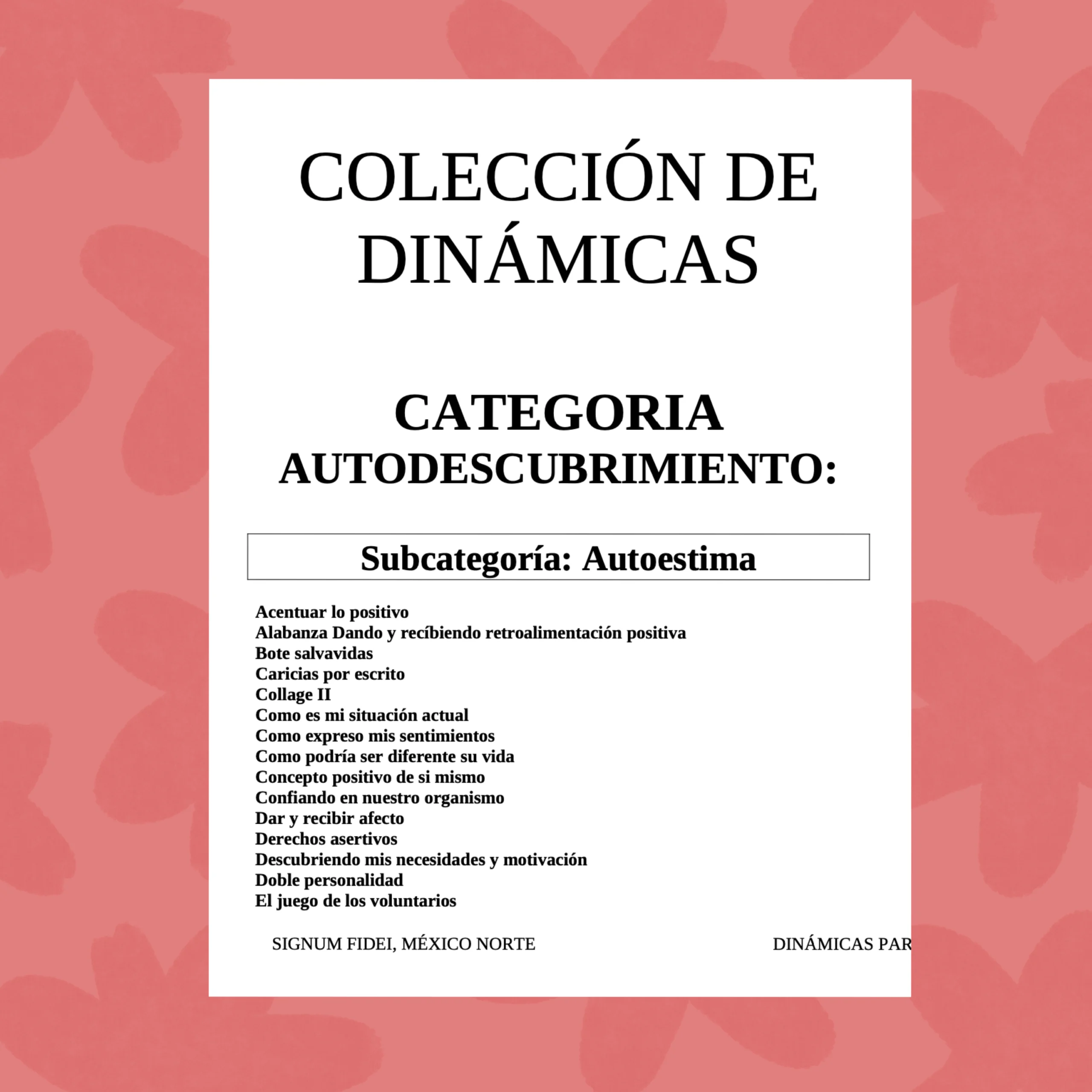 Colección de dinámicas Gestalt