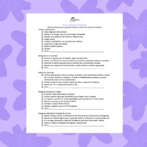 Plan de Relajación y distracción