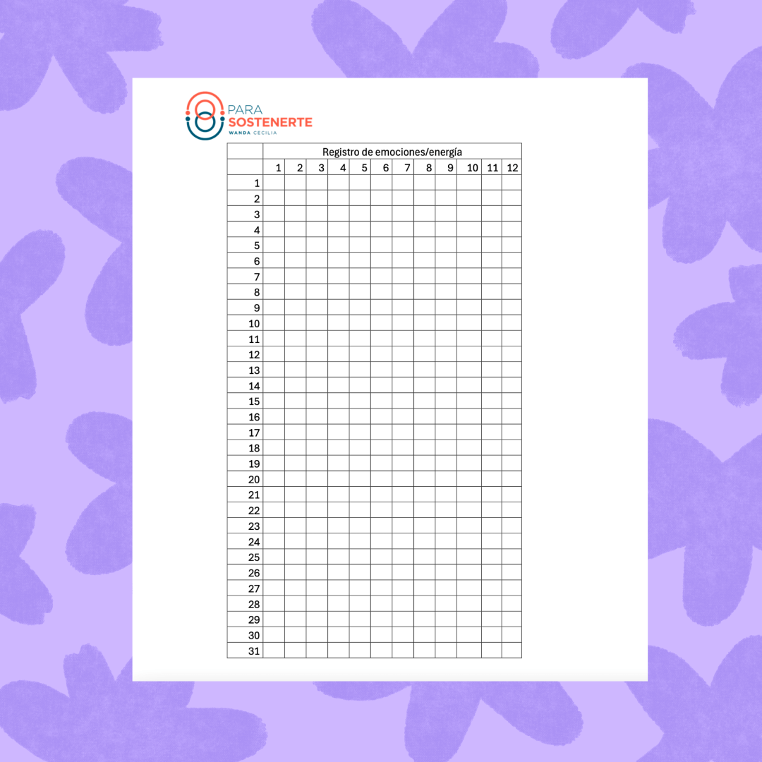 calendario para tus emociones